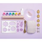 Flower Power Pottery Craft Set