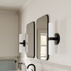Weston Fluted Glass Double Short Indoor/Outdoor Sconce (16")