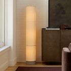 Tarver Ceramic &amp; Parchment Floor Lamp (35"&ndash;54")