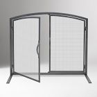 Pilgrim Home Shadow Iron Fireplace Screen
