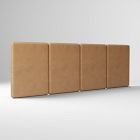 Bodi Leather Paneled Headboard