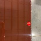 Open Box: Broome Lacquer &amp; Burl Media Console (72") - Rojo Marron, Chrome