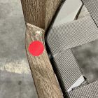 Open Box: Porto Outdoor Side Dining Chair, Set of 2 - Driftwood Frost Gray