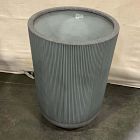 Open Box: Textured Radius Ficonstone Indoor/Outdoor Planter, Standard Entry (20" x 29") - Charcoal