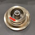 Open Box: Bezel Flush Mount (16") - Champagne Bronze Perforated Metal