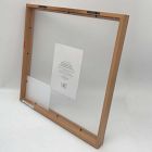 Open Box: Floating Wood Gallery Frame (15" Sq) - Wheat