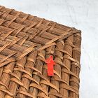 Open Box: Modern Weave Rattan Basket, Large Utility (12"W x 12"H) - Natural