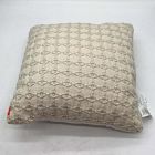 Open Box: Outdoor Stitched Diamond Grid Pillow (20"Sq) - White