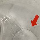 Open Box: Sculptural Pendant, Globe Glass Shade (8.5"Diam) - Clear