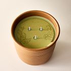Garden Homescent Triple Wick Candle - Jasmine &amp; Mint