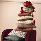 Pintuck Foliage Pillow Cover