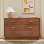 Kids Edie Perforated Wide 6-Drawer Dresser (56")