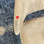 Open Box: Hyde Dining Chair - Performance Distressed Velvet Camel, Cool Walnut
