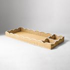 Open Box: Scallop Rattan Universal Changing Table Topper - Natural