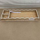 Open Box: Scallop Rattan Universal Changing Table Topper - Natural