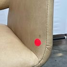 Open Box: Nelson Office Chair - Ludlow Leather Cumin, Burnished Bronze