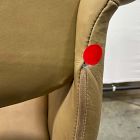 Open Box: Nelson Office Chair - Ludlow Leather Cumin, Burnished Bronze
