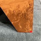 Open Box: Pierce &amp; Ward Vanity Stool - Performance Matte Velvet Dark Ochre, Nutmeg