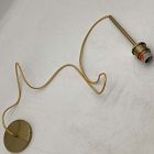 Open Box: Sculptural Glass Pendant Hardwired Canopy Base - Antique Brass