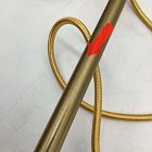 Open Box: Sculptural Glass Pendant Hardwired Canopy Base - Antique Brass