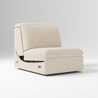 Open Box: Shelter Motion Armless Single - Performance Chenille Tweed Sand