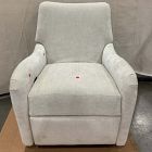 Open Box: Sophie Power Swivel Glider Recliner - Performance Distressed Velvet Sand