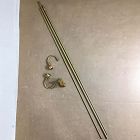 Open Box: Swoop Adjustable Blackout Curtain Rod (108"-144") - Antique Brass