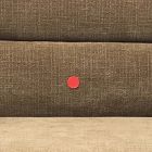 Open Box: Tilda Storage Armless Single Banquette - Performance Chenille Crossweave Ochre, Cool Walnut
