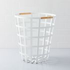 Yamazaki Wood Handle Metal Baskets