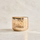 Bronze Shimmer Metallic Candles - Frozen Pine &amp; Cedarwood