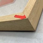 Open Box: Come And Stay With Me I by Alain Castoriano, Version I (20" x 16") - Full Bleed, Natural Wood