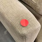Open Box: Haven Left Arm 2 Seat Sofa Bench - Performance Chenille Crossweave Tawny