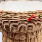 Open Box: Joseph Altuzarra Woven Side Table (14"Diam x 21.5"H) - Natural