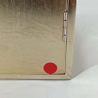 Open Box: Mid-Century Champagne Lacquer Jewelry Box, Tower (13.5"H) - Champagne