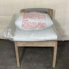 Open Box: Porto Outdoor Side Dining Chair, Set of 2 - Frost Gray, Driftwood