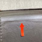 Open Box: Slope Leather Counter Stool (26") - Saddle Leather Slate, Charcoal
