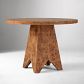 Video 1 for Pierce &amp; Ward Burl Wood Round Bistro Table (42")