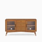 Mid-Century Glass Buffet (58")