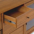 Mid-Century Glass Buffet (58")