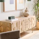 Pictograph Solid Wood Media Console (68"&ndash;84")