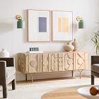 Pictograph Solid Wood Media Console (68"&ndash;84")