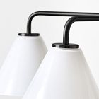 Sculptural 5-Light Cone Chandelier (35")