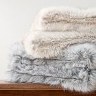 Faux Fox Fur Throw