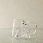 Skier Mountain Handled Mug