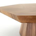 Natural Geometric Coffee Table (53")