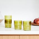 Essential Stacking Drinking Glass Collection