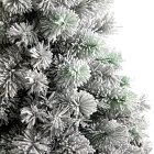 Faux Flocked Oregon Christmas Tree (5'&ndash;9')