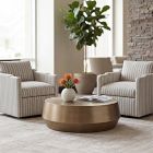 Hand-Hammered Aluminum Coffee Table (35"&ndash;48")