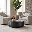 Hand-Hammered Aluminum Coffee Table (35"&ndash;48")