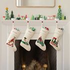 Felt Santa Transportation Stocking Collection